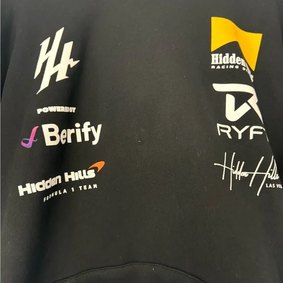 NWOT Men’s Black Hidden Hills Hoodie Size XL - Picture 3 of 7